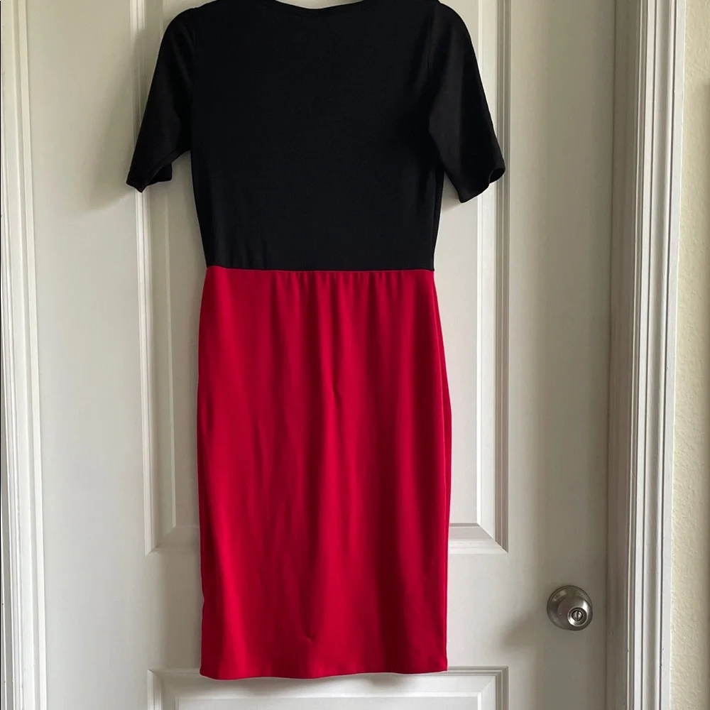 2for$18 LuLaRoe Julia dress Black and Red. Pencil dress, bodycon